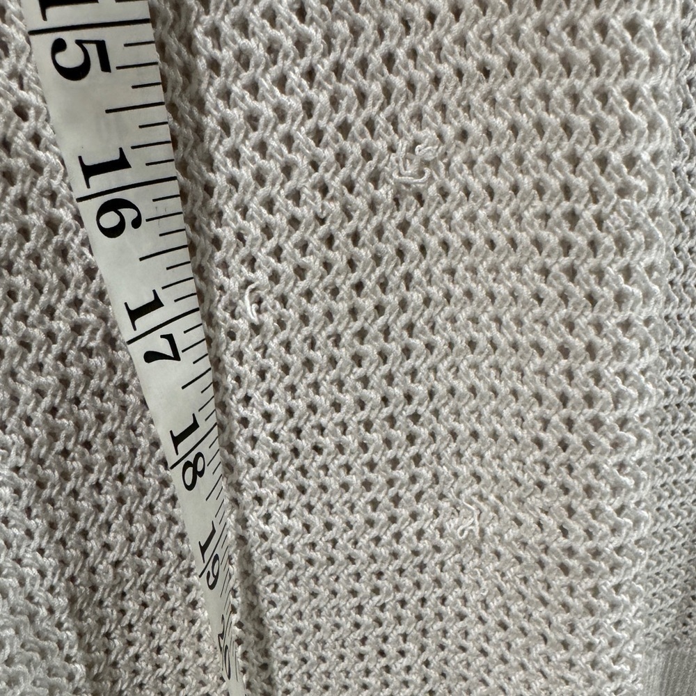 Rag & Bone Elizabeth Open Knit V Neck White Black Contrast Sweater Size Small - Picture 14 of 16